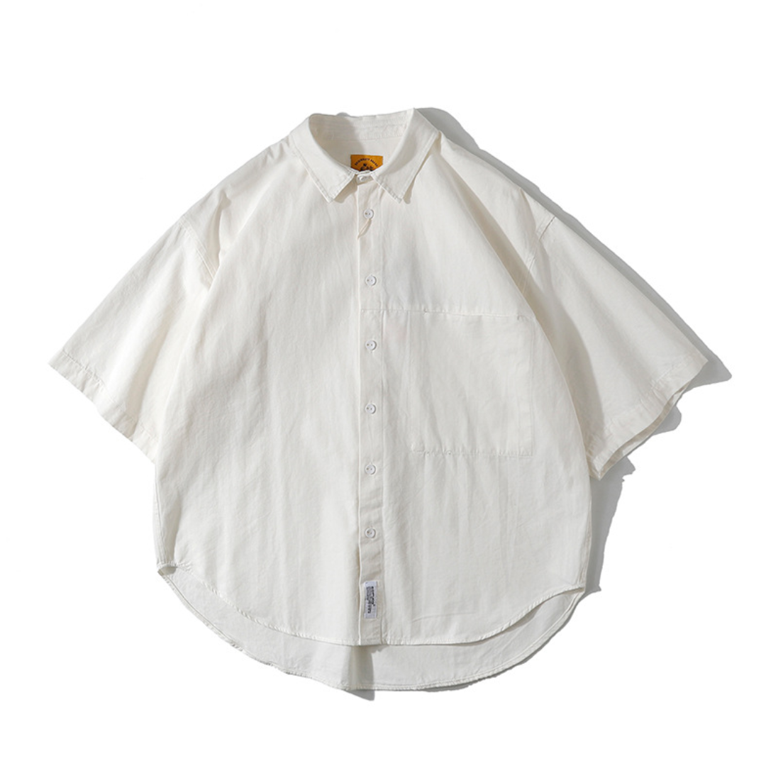 オックス　ワイド　半袖シャツ　N1401