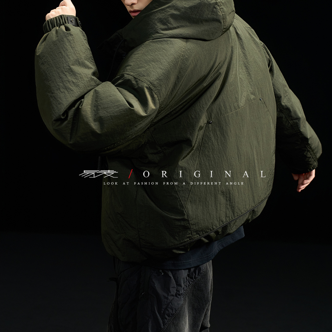 [YMORIGINAL] White Duck Down Washer PE Hooded Jacket N850