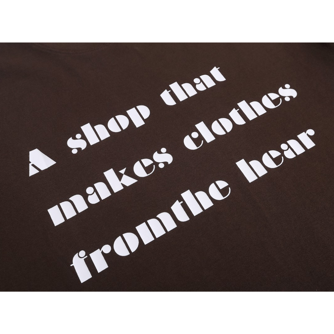 【makes clothes】メッセージロゴ　Tシャツ　N1609