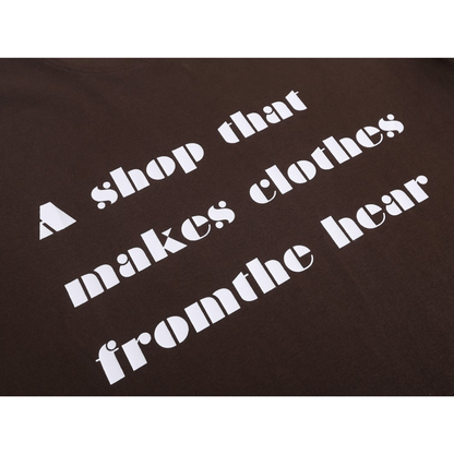 【makes clothes】メッセージロゴ　Tシャツ　N1609