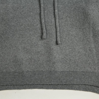 サイドスリット　プルオーバー　ニットパーカー　N874