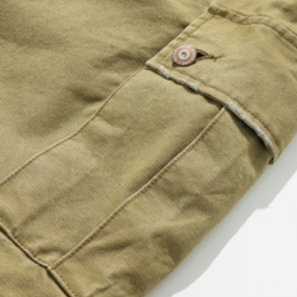 【Y.M.ORIGINAL】コットンポリエステル　マルチタック　カーゴパンツ　N972