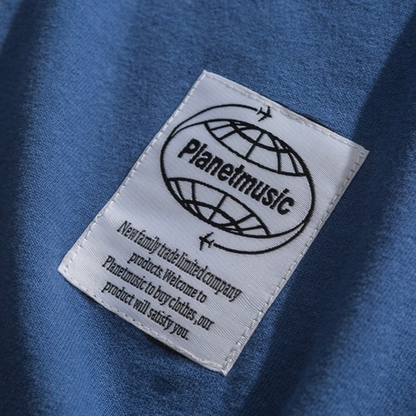 【Planetmusic】オーバーダイ　プリントTシャツ　N1541