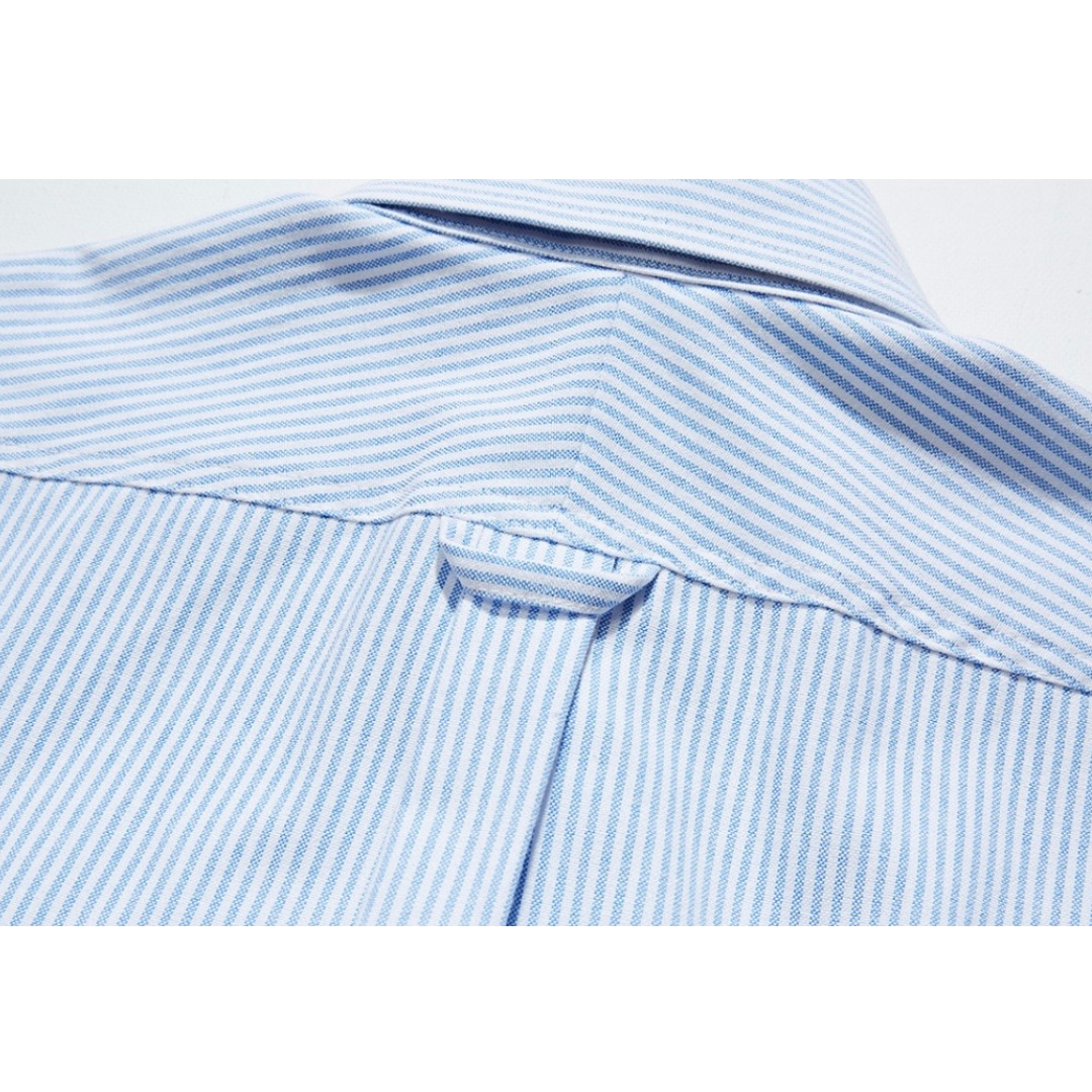 コットンポリ　ロンドンストライプ　シャツ　N1268