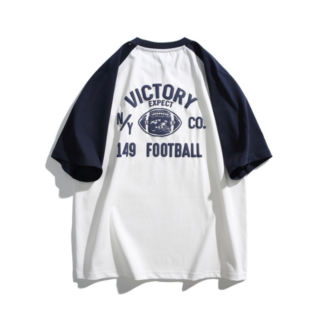 カレッジプリント　ラグランスリーブ　Tシャツ　1597