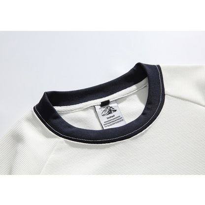 ストレッチ　バイカラー長袖Ｔシャツ　N1088