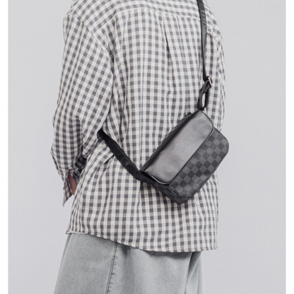 PUレザー　フラップ　ミニショルダーバッグ　N1202