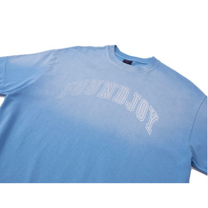 フェードブルー　カレッジ　Tシャツ　N1465