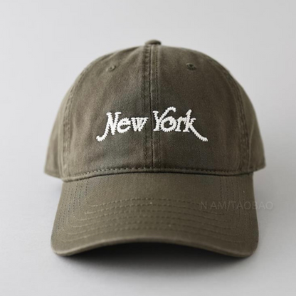 【New York】6パネル　キャップ　N474