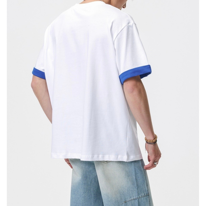 ブルーレイヤード　ヘンリーネック　Tシャツ　N1552