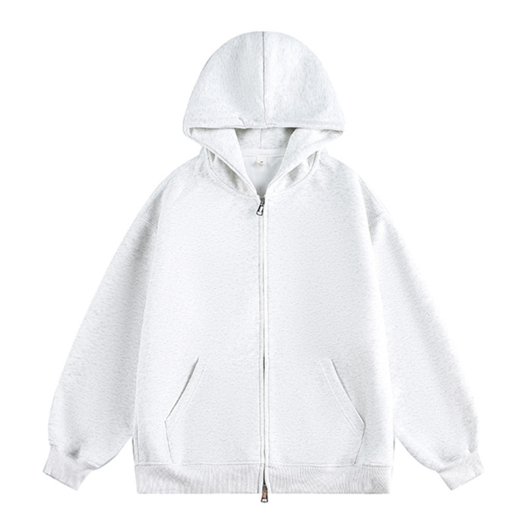 ヘビーウェイト　ダブルジップ　スウェットパーカー　N1147