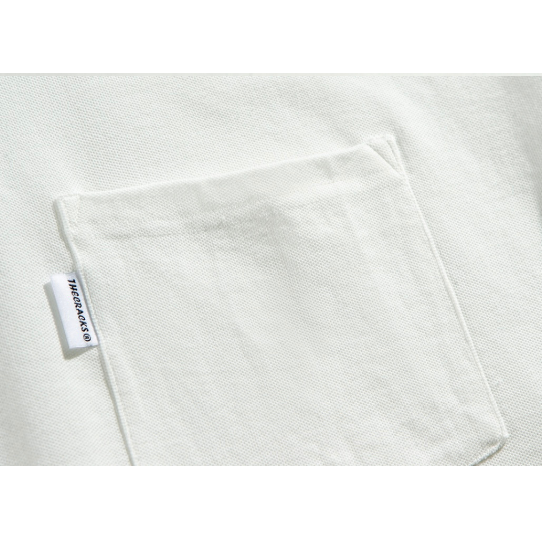 Cotton polyester wide polo shirt N400
