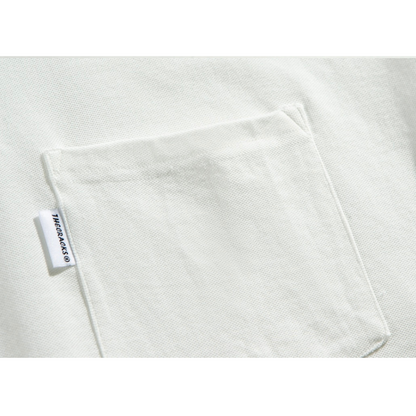 Cotton polyester wide polo shirt N400
