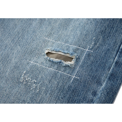 ダメージデニム　ワイド　パンツ　N990