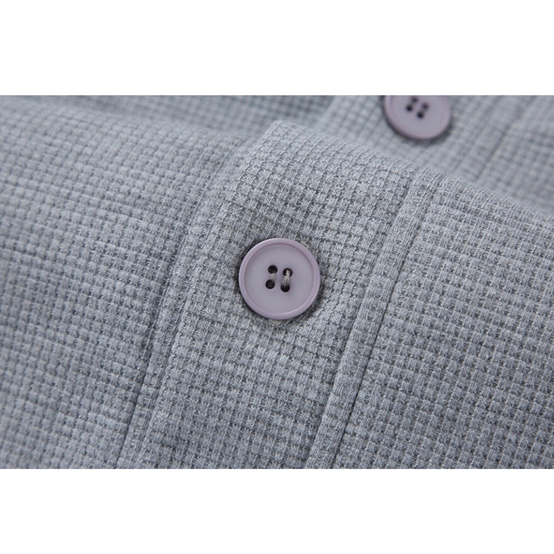 ワッフル裏毛　カーディガン　N1283