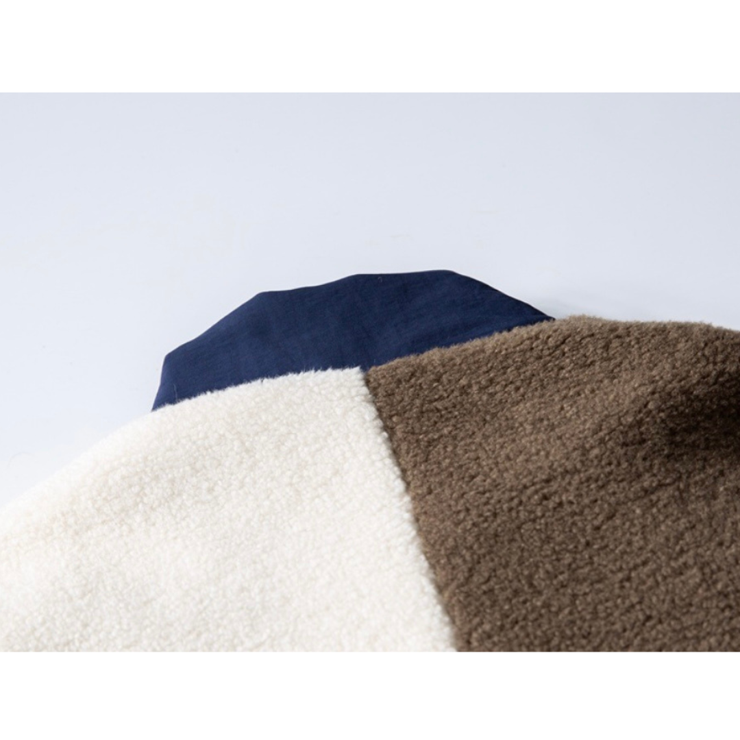 キルティングライナー　クレイジー　フリースジャケット　N947