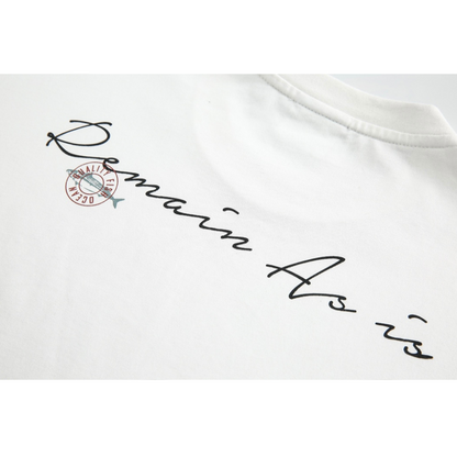 【Remain As is】レタード　プリントTシャツ　N328