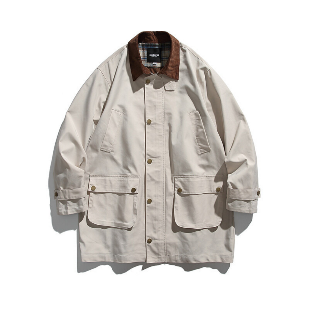 Corduroy Collar Hunting Jacket N706 オフホワイト