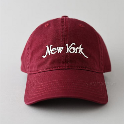 【New York】6パネル　キャップ　N474