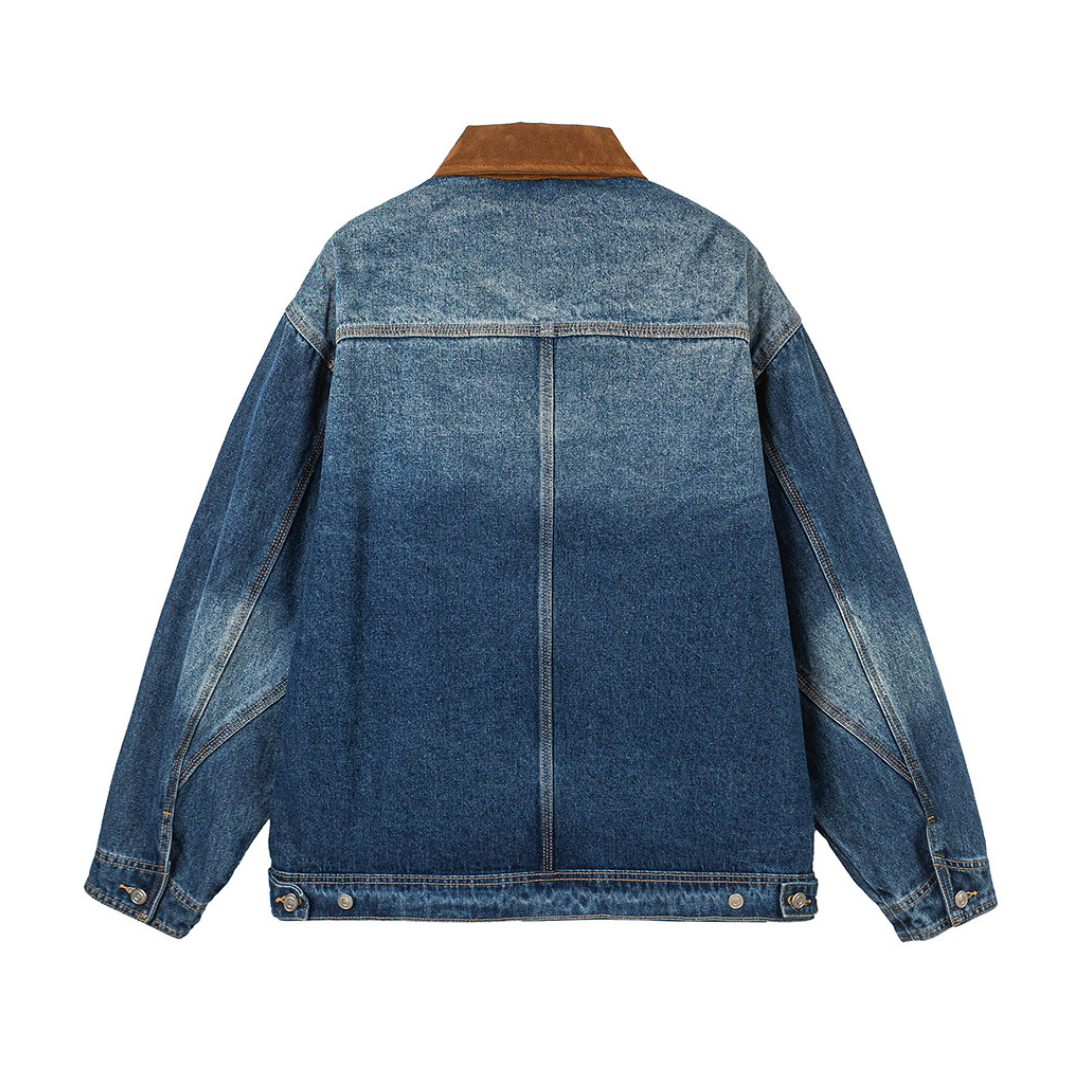 ブルーウォッシュデニム　ZIPジャケット　N1097