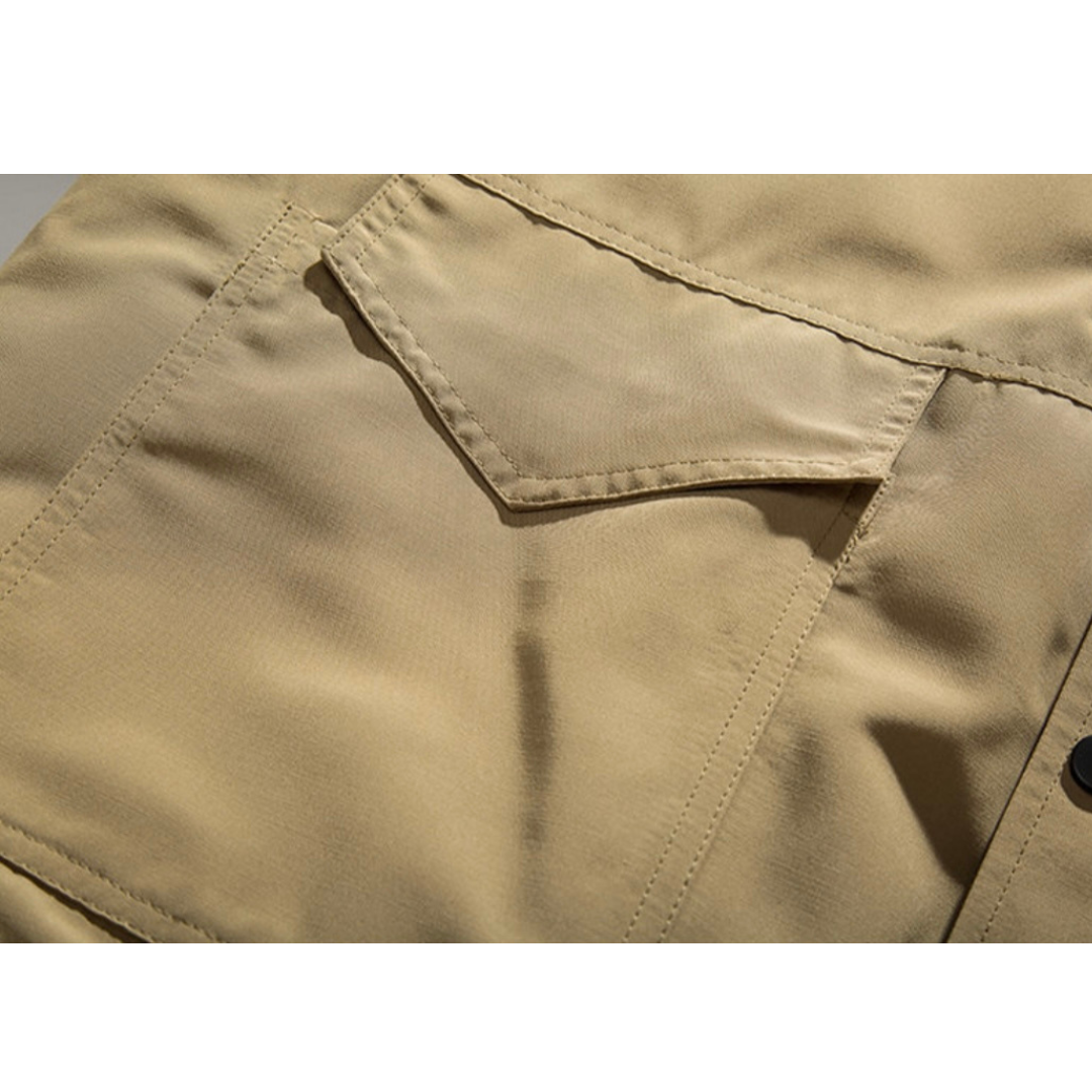 Fake Layered Hooded Jacket N812