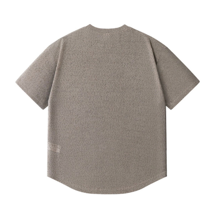 速乾ポリエステル　ラウンドヘム　ニットTシャツ　N1538