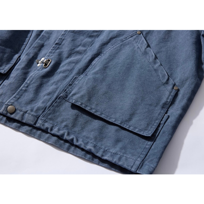 Blue Canvas Work Jacket N1063