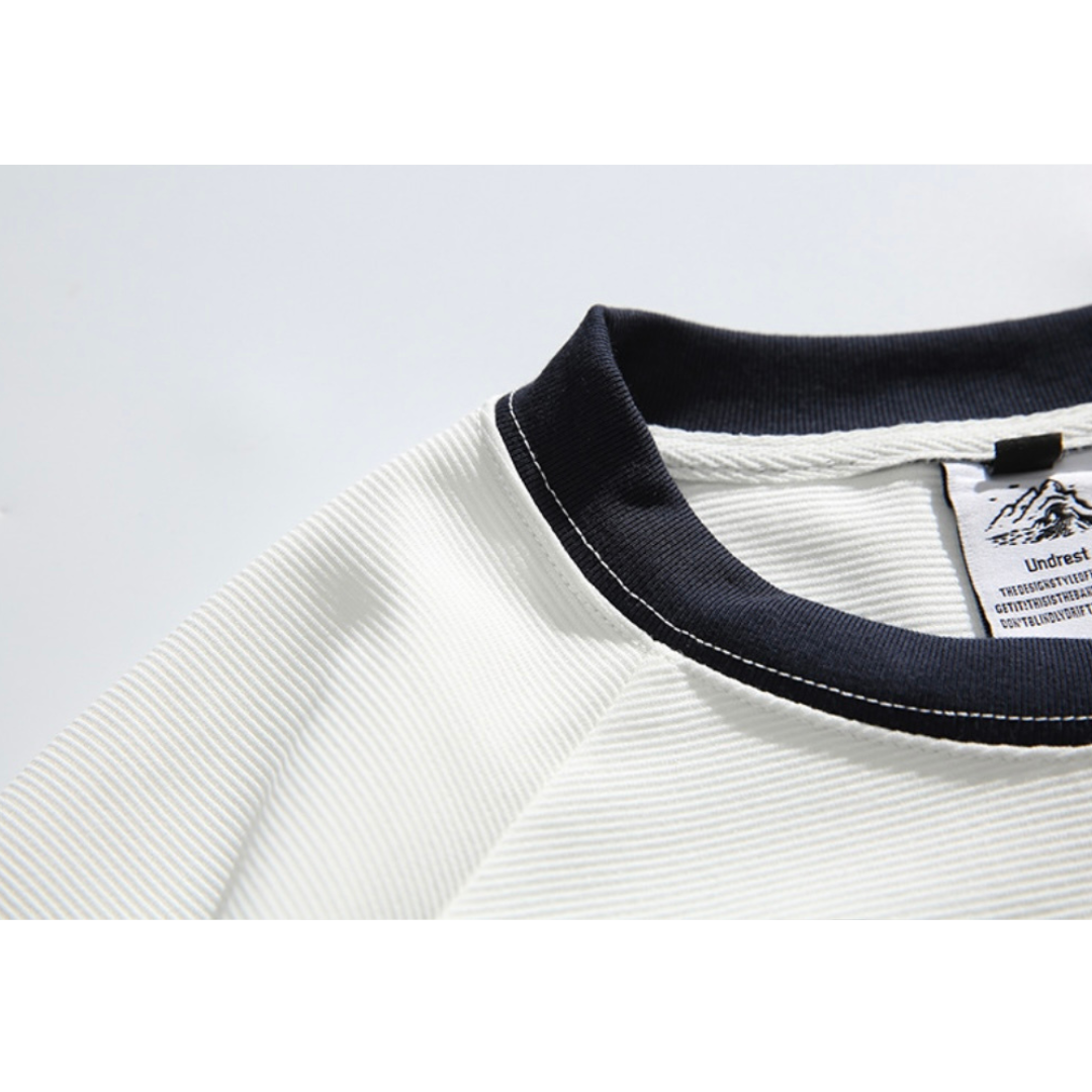 ストレッチ　バイカラー長袖Ｔシャツ　N1088