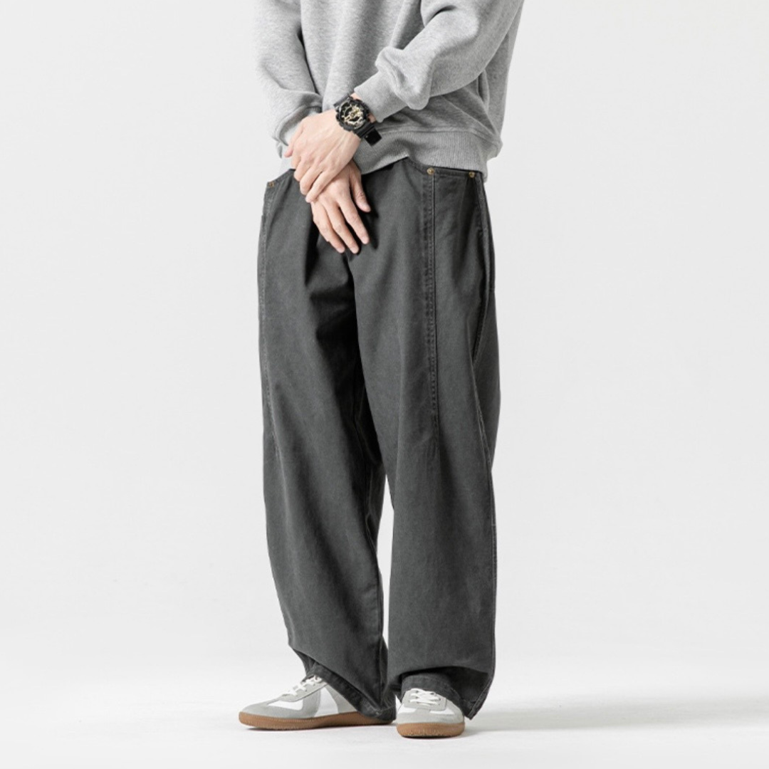 ステッチタック　チノ　ワイドパンツ　N1240