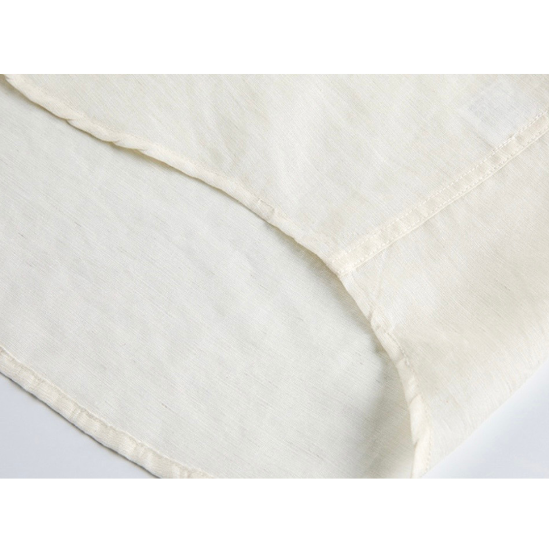 ビスコースリネン　ミニフラップポケット　シャツ　N1144