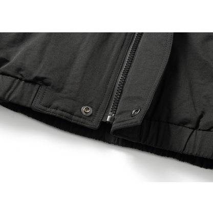 コットンナイロン　パテッド　フードジャケット　N927