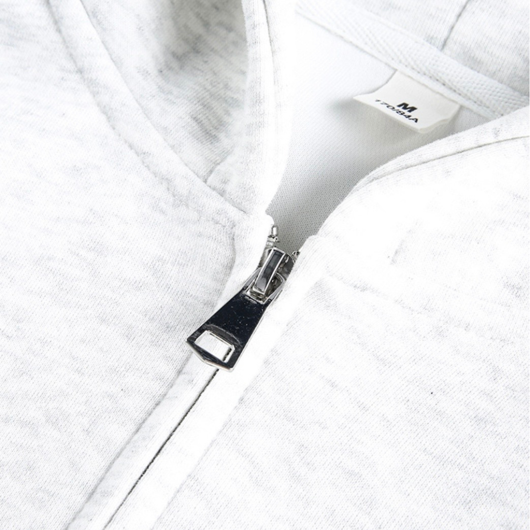 ヘビーウェイト　ダブルジップ　スウェットパーカー　N1147