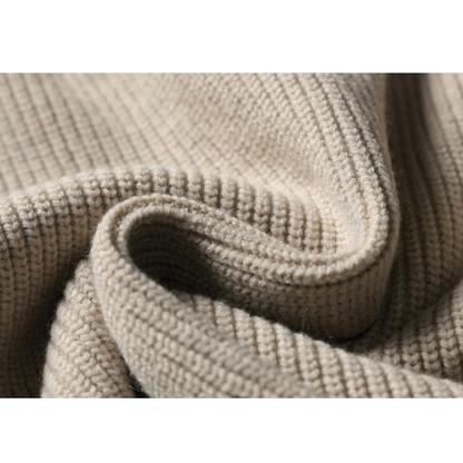 ポロカラー　リブニット　N987