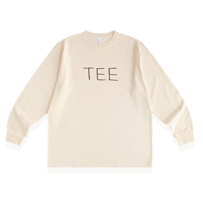 【TEE】プリント　長袖Tシャツ　N1441