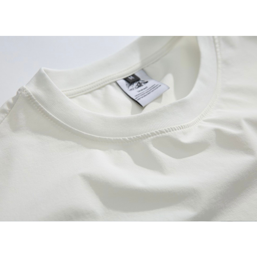 バイカラースリット　ストレッチナイロン　Tシャツ　N1582