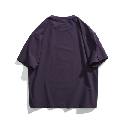 バイカラースリット　ストレッチナイロン　Tシャツ　N1582