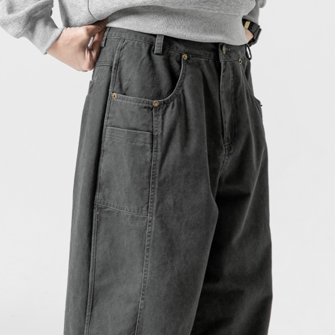 ステッチタック　チノ　ワイドパンツ　N1240