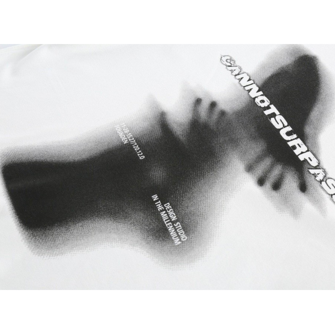 アウトフォーカス　長袖Tシャツ　　N1430