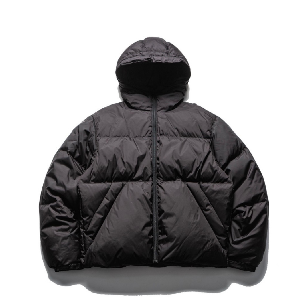 ナイロン　スラッシュポケット　ダウン　フードジャケット　N887