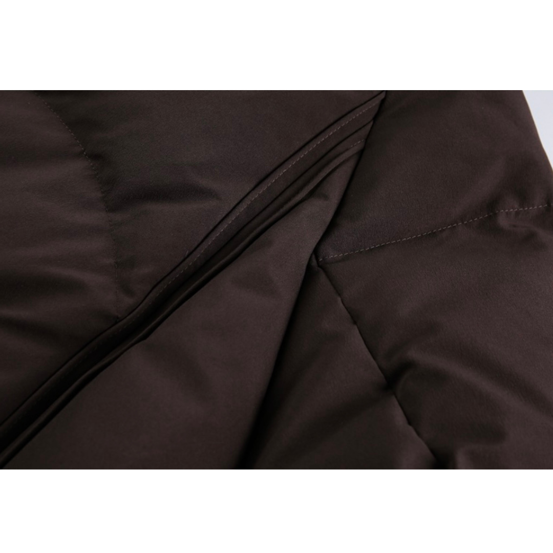 ダウン　ハイネックフード　ジャケット　N954