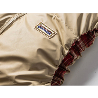 リバーシブル　スタンドカラー　パテッドベスト　N909