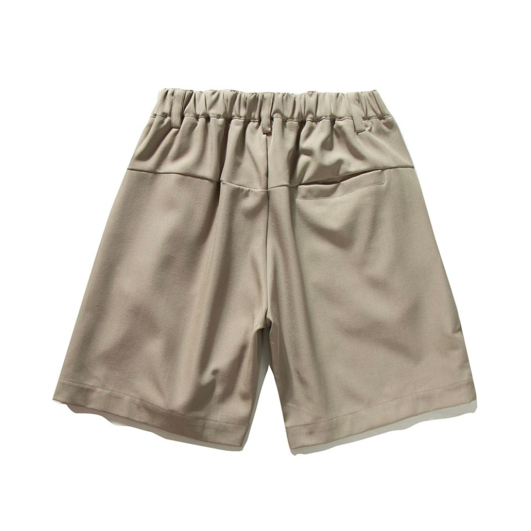 ストレッチ　タックワイド　イージーショートパンツ　N1558
