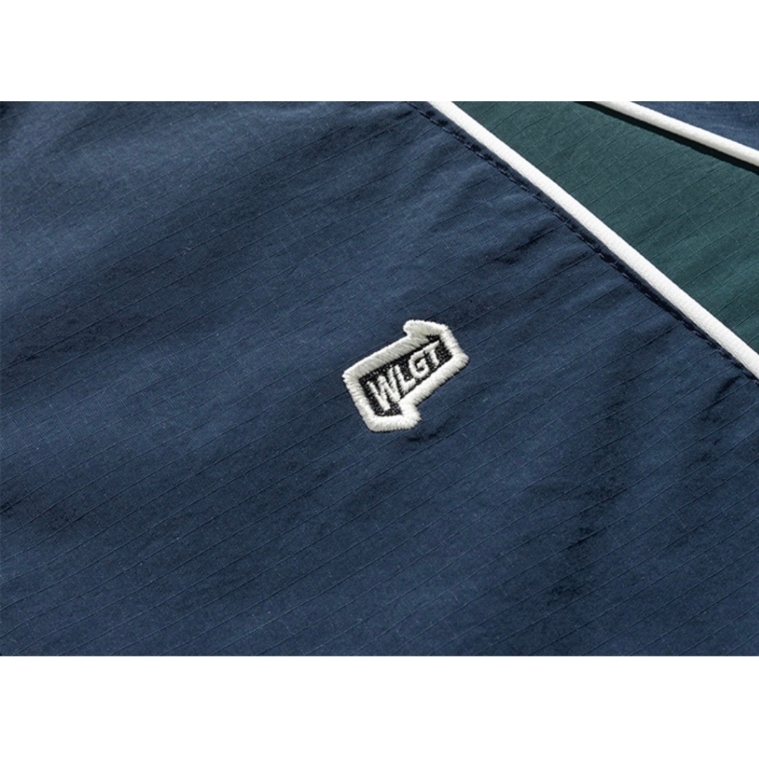 バイカラー　ナイロン　トラックジャケット　N1212