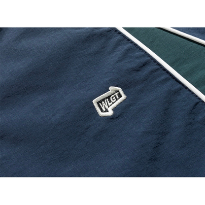 バイカラー　ナイロン　トラックジャケット　N1212