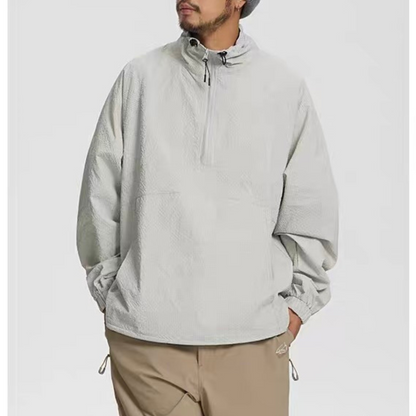 ミニリップ　ハーフジップ　ジャケット　N150