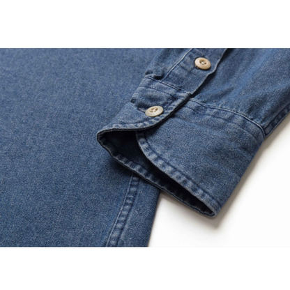 ウォッシュデニム　ワークシャツ　N989