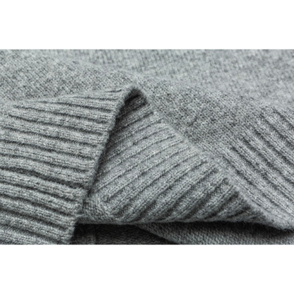 ミドルゲージ　クルーネック　カーディガン　N933