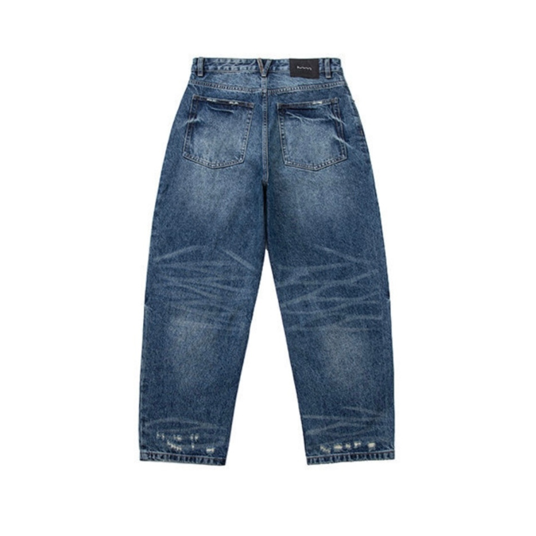 ダメージデニム　ワイド　パンツ　N991