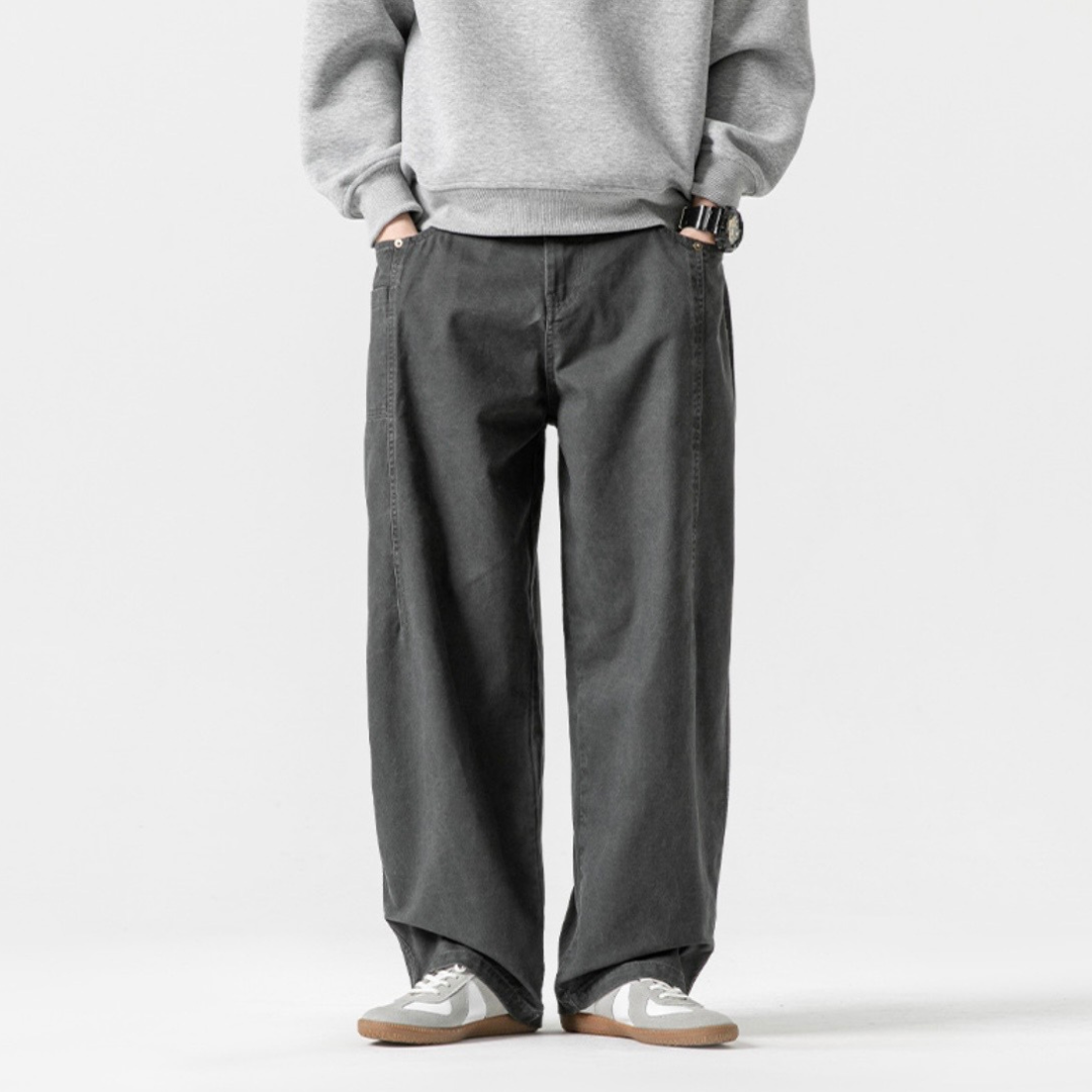 ステッチタック　チノ　ワイドパンツ　N1240