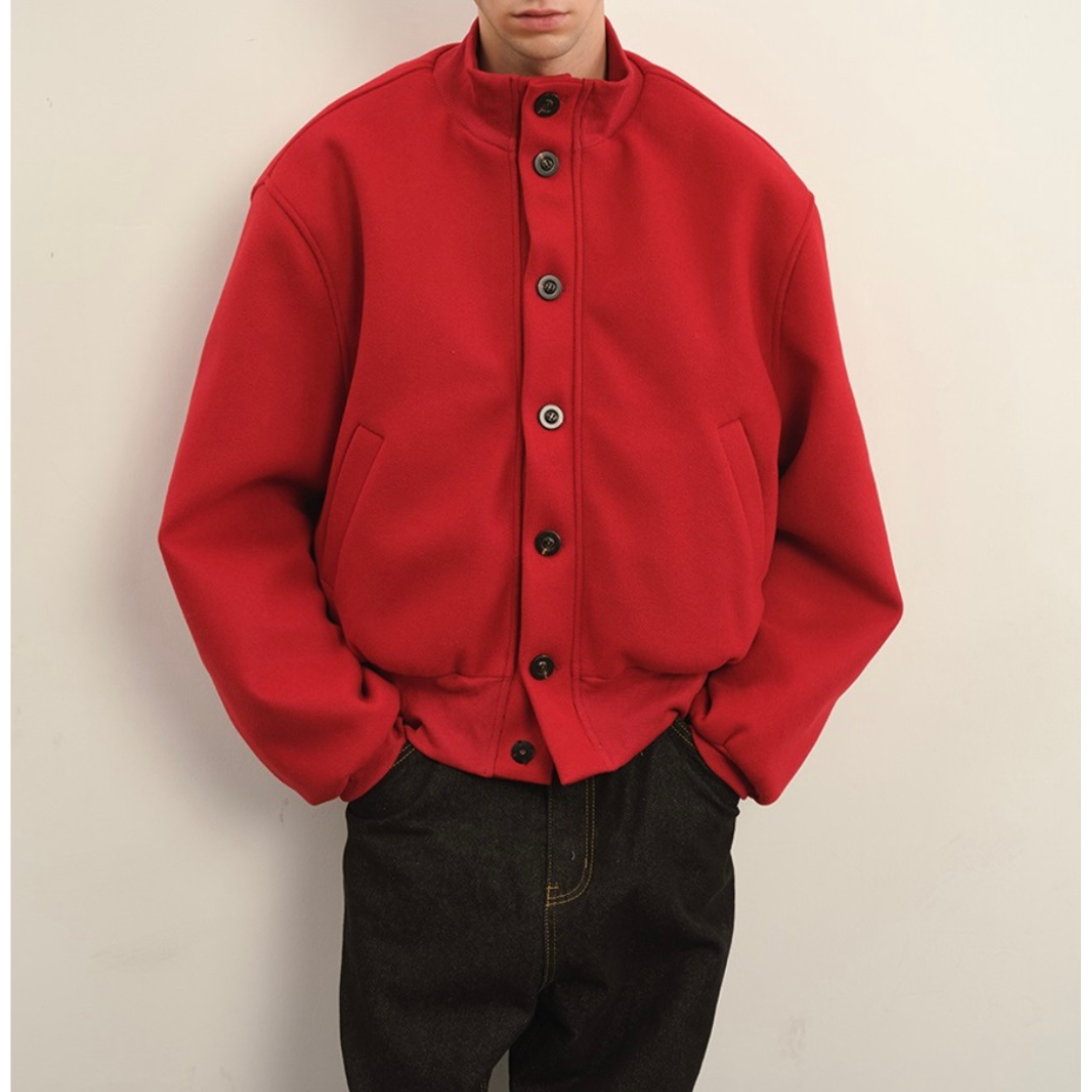 ライナーキルティング　スタンドカラー　ジャケット　N935